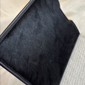 Barneys case: calf hair & leather